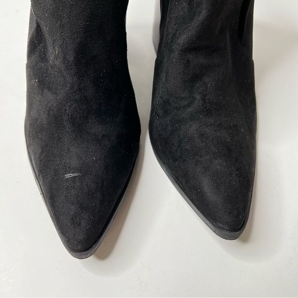 Steve Madden Womens Touchdown Black Ankle Boots Chunky Shoes 10 Medium NEW Y2K - Picture 4 of 11